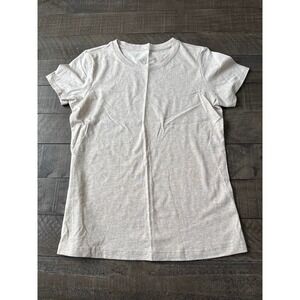 Tahari Women's Cream Short Sleeve Tee Size XS